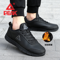 Pike Sneaker Mens Shoes 2022 Winter Gush Warm Cotton Shoes Leather Face Waterproof Men Casual Running Shoes