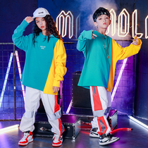Children Hip Hop Wind Street Dance Suit Boy Tide Wear less son hiphop to serve girl jazz dance costumes autumn clothes
