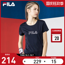 FILA Fiele women short sleeve T-shirt 2021 summer new simple joker leisure sports T-shirt skin breathable short T