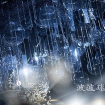 Transparent bobo ball Wedding ceiling decoration balloon wedding scene hanging props window store dress up supplies