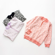 Clear RainbowBus Girls Clothing Baby Zip Jacket Spring Cleaning Cleansing Cleansing Small Fresh Fashion