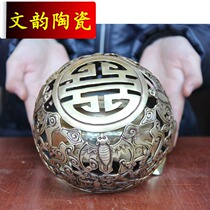 Pure copper incense burner bat incense burner hollow bat incense stove crafts ornaments have ZYTQ