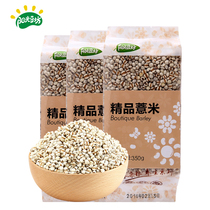 Sunshine Bean Square boutique barley 3 bags of new coix seed barley rice grains coarse grain Coix seed coarse grain