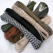 4mm thick 7-core umbrella rope Outdoor rope Paratrooper rope Mountaineering survival equipment Woven wolf bracelet safety rope