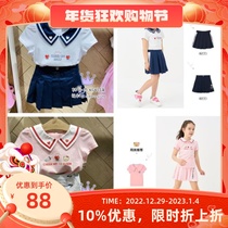 Inspection special 20 summer bear girls clothing college style short-sleeved T-shirt PCHAA3741M skirt pants PCWMA3741M