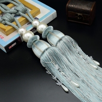 Modern minimalist pearl tying ball minimalist curtain hanging ball strap stream Sue accessories Curtain Buckle Strap Tie Rope Pendant
