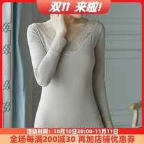 Japanese pure cotton thermal underwear womens suit