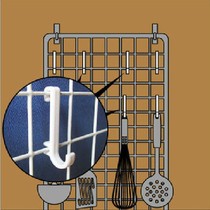 High quality mesh special adhesive hook suitable for 3 6cm pitch mesh real fit Japan KM 696
