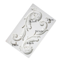 New product turning sugar cake silicone mold European pattern dry Pace decoration mousse baking tool clay variety