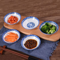 6 Japanese seasoning dishes household ceramic tableware dishes taste dishes bone dishes creative tableware dishes small dishes