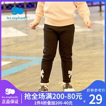 Libaby room clearance girl leggings children bow love patch pants spring and autumn clothes baby Foreign pants
