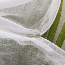 Inner set Cotton cotton wool mesh cover Double quilt cover Silk quilt dormitory gauze lining thin inner liner zipper
