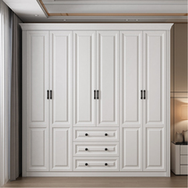 Wardrobe modern simple home bedroom simple Children solid wood small house cabinet storage storage cabinet combination