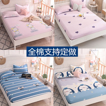 Cotton 0 9X1 9 m 100 level fitted sheet 180 190 children cartoon 90 in the spring and autumn 1 35m12 students 135