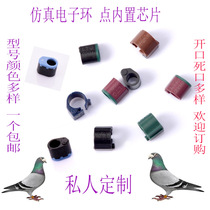 Letter Dove Supplies Utensil Electronic Ring Booking of Wheexiang Capp With Chip Pioneering Foot Ring Public Shed Electronic Ring Dove Feet Ring