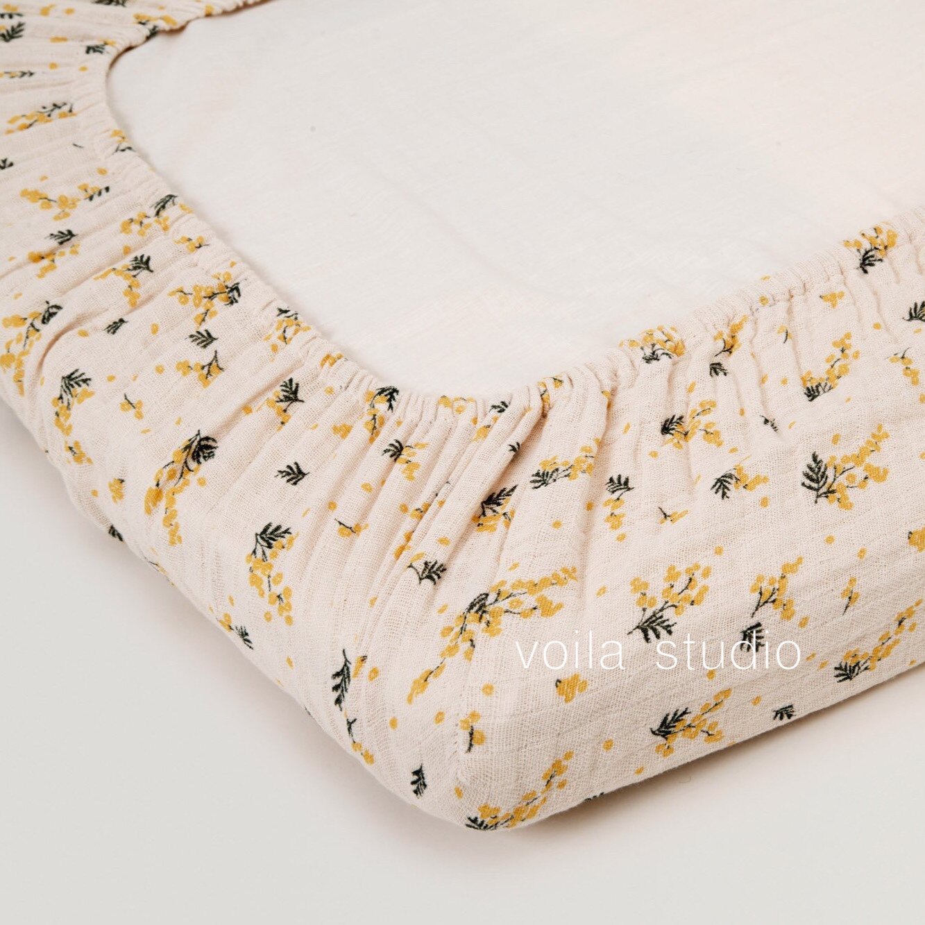 gf mattress cover ins wind gauze towel series floral sheet baby soft bed cover bedding organic cotton double layer