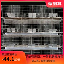12 24-seat female rabbit cage Commodity rabbit cage breeding wire bottom rabbit cage Bamboo bottom plastic bottom