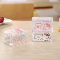 Japan Kitty Melody Gemini desktop storage box Jewelry box Sundries storage box