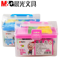 Morning light stationery rubber mud color mud suit 04002 color mud model small case 12 color children handmade rubber mud