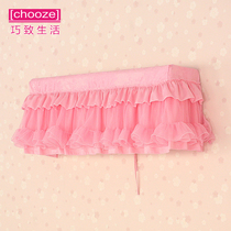 Qiaozhe life air-conditioning cover hanging bedroom lace dust cover Princess wind wall-mounted home Gree