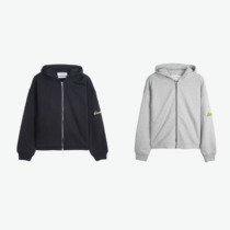 XOXO GOODBOY LOGO Caption Arm Badge Loose version of the zipper hooded sweatshirt (gush) GB-HD11