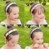Childrens magic sticker hair stirrup with girl baby Broken Flowers Hairpin Clip Liu Hai Paste Shatter and Anti Slip Cute Hair Accessories