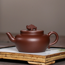 Summer special non-heritage inheritors national workers Zhou teacher Jin Chan No. 1 factory old purple clay famous authentic purple sand pot