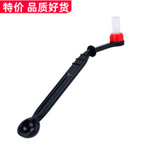 Semi-automatic coffee machine stove head brush stove head brewing head bent brush handle anti-scalding nylon brush stove head cleaning brush