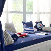 Set as cartoon floating window cushion Childrens room Windowsill Cushion Mediterranean Bedroom Balcony Mat Sponge Cushion Tatami Mat