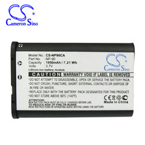 CameronSino Suitable for Casio EX-H10BK H15 H20G Camera Battery NP-90DBA