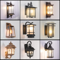 Outdoor wall lamp waterproof European-style outdoor balcony wall lamp garden villa courtyard lamp gate wall hanging lamp exterior wall lamp