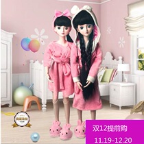 2019 set bulk womens 60cm dolls pajamas slippers Princess House underwear Princess Night Home Beautiful