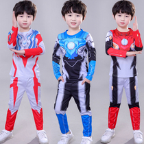 Ottman Clothes Children Spring Clothing Boy Sports Suit Boy Handsome Kids Spring Autumn Season Spider-Man Costume Tide