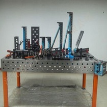 Cast iron three-dimensional flexible welding platform tooling fixture pig iron porous positioning Welding flat robot Workbench