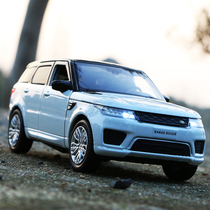Road Rover Range Rover Sport version 1:32 Alloy Car Model Sound And Light Return Force Boy Toy Car Simulation Car Model Pendulum