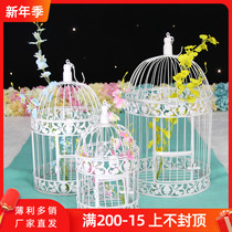 New wedding props iron bird cage ornaments European bird cages outdoor wedding ornaments welcome area table