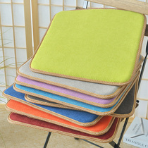 Velvet cushion chair cushion sponge cushion breathable office sedentary chair cushion dining chair cushion stool floor seat cushion customization