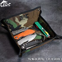 Traveler EDC tool storage bag Multi-function tool bag folding storage plate Fruit melon seed plate 1000D