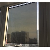 Curtain balcony new household shade telescopic shade window sunshade suction plate sunscreen insulation