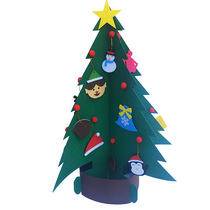 (Felt Christmas Tree) Spot New Stereo Felt Christmas Tree Children DIY Decorative Felt Christmas Tree