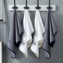 2-pack face towel Pure cotton household square square towel for men and women adult hand square water absorption thickening