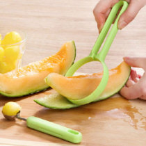  Easy to clean melon and fruit peeling Melon and fruit 2 does not hurt and labor-saving colorful tools hand flesh digging device sleeve Fruit peeling