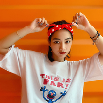 Wave dot wind hip hop headscarf street dance accessories women scarf scarf frame small polka dot wave dot Joker hair band male