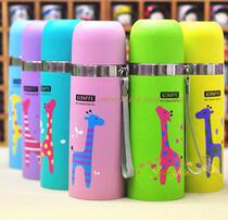 Giraffe warhead thermos cup fawn mug 304 vacuum thermos cup student office thermos cup