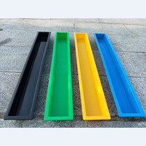 Groove food basin poultry feed trough long chicken duck goose rectangular farm chicken feeder large