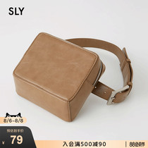 SLY summer new fashion Japanese solid color square fanny pack 030CAA55-2410