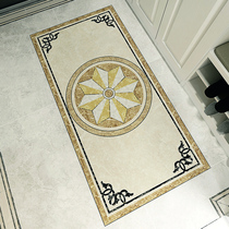 European-style Living Room Genguan Entrance to the Waterproof Parquet Tile Flooring Renovation Sticker restaurant Decorative Ground Self-Adhesive