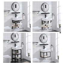 Bathroom household washbasin On the table One-piece basin Wall-mounted small apartment balcony washbasin