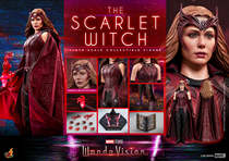 (Take order)International trade corner HotToys TMS036 1 6 Wanda Fantasy - Crimson Witch Wanda