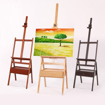 Bifeng Painting Rack Pine Wood Painting Shelf Foldable Wood Oil Painting Sketching Painting Bracket Solid Wood Easel